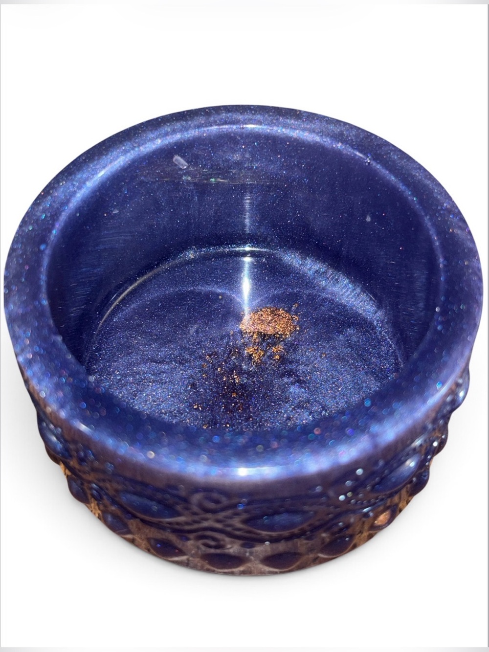 JAI’S DESIGNS Handcrafted Single Textured Doodad Pot with lid- Custom color! - Picture 6 of 9
